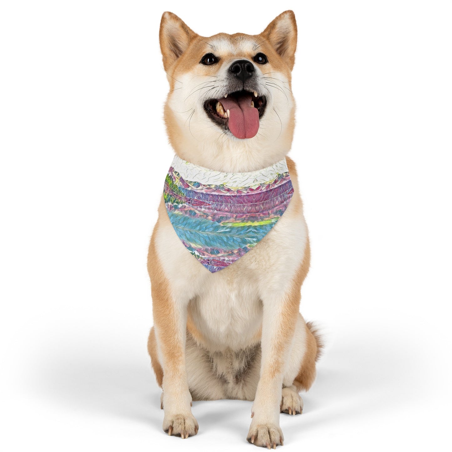 Pet Bandana Collar Oceans & Mtns