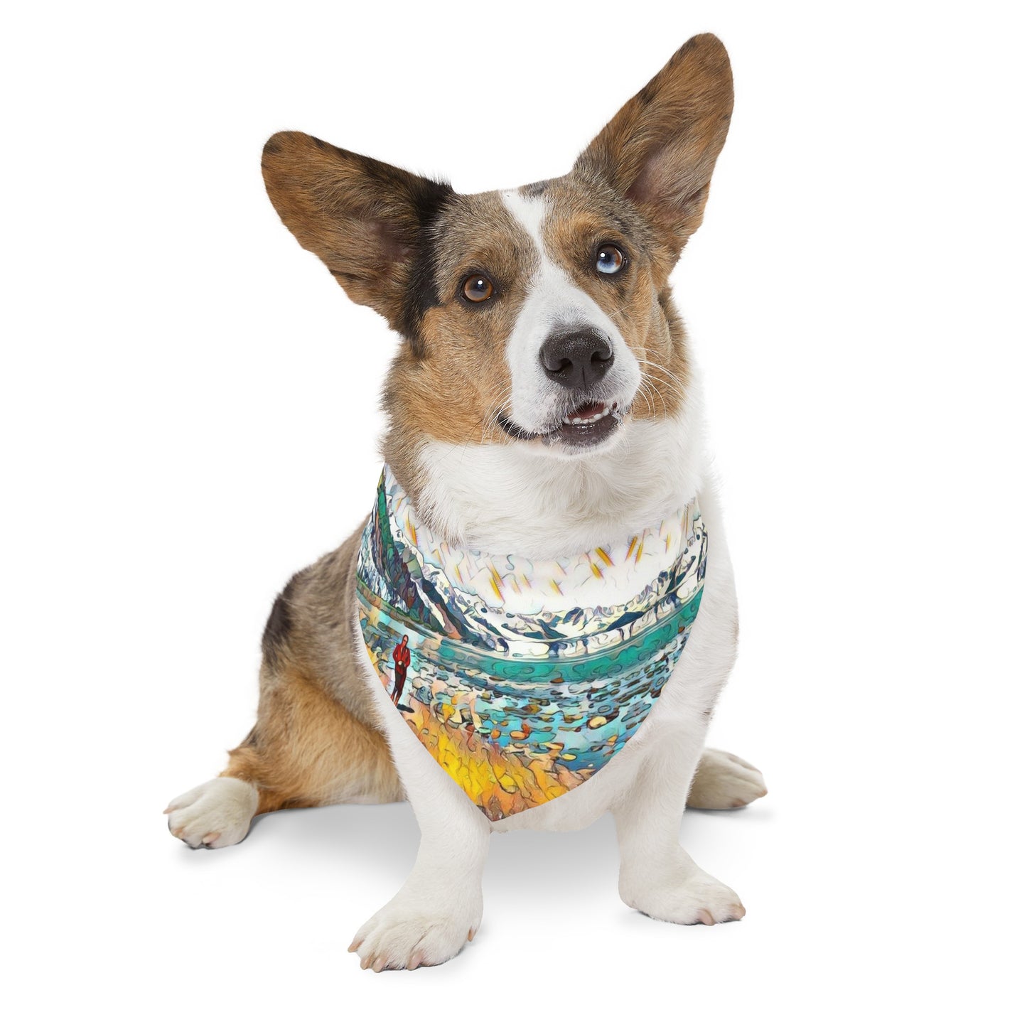 Pet Bandana Collar Beach