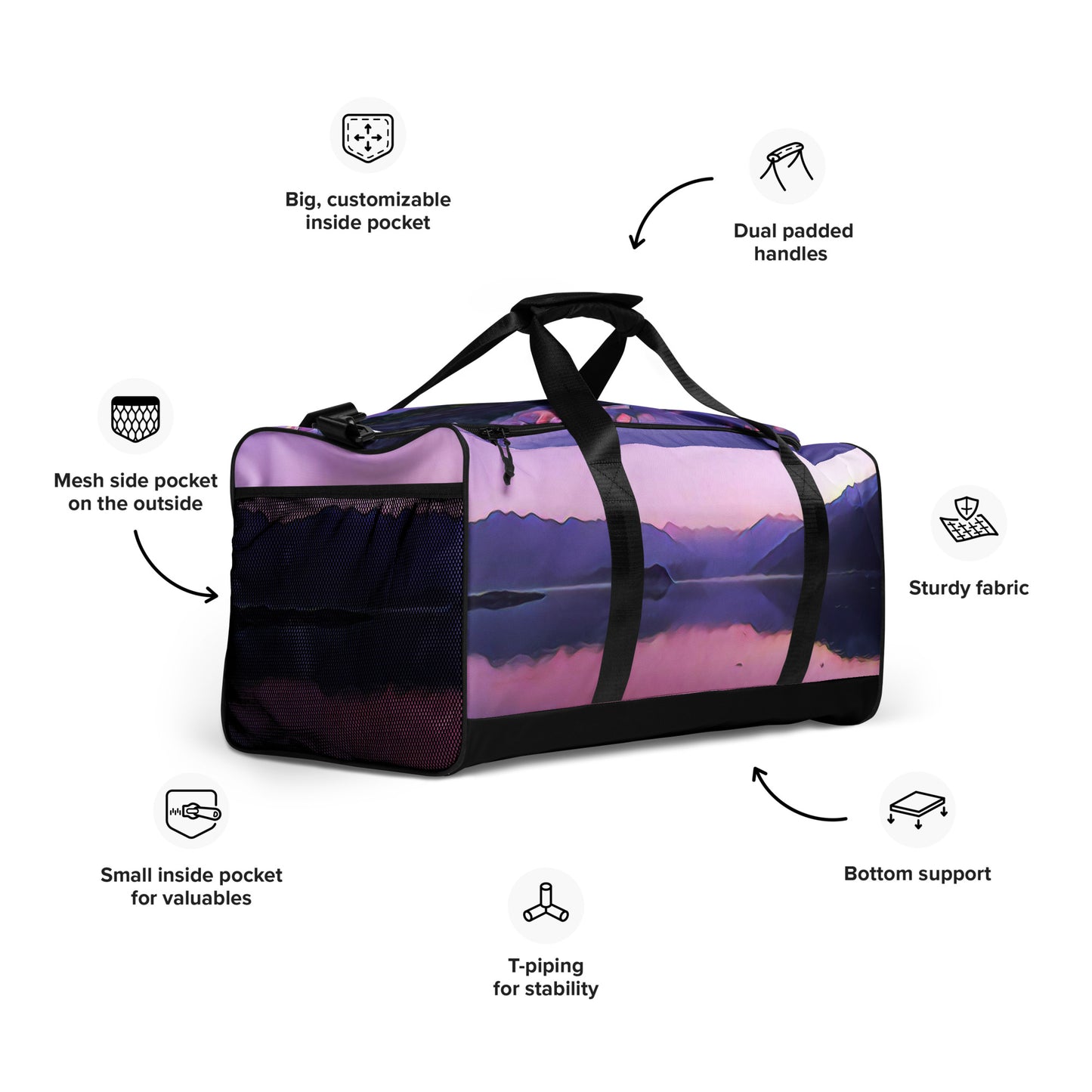 Duffle bag Alpenglow