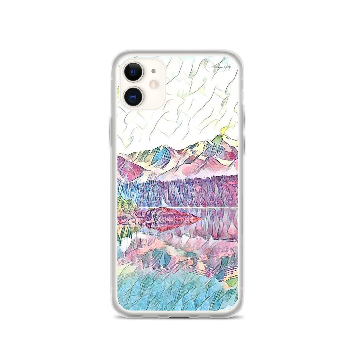 Clear Case for iPhone® Oceans & Mtns