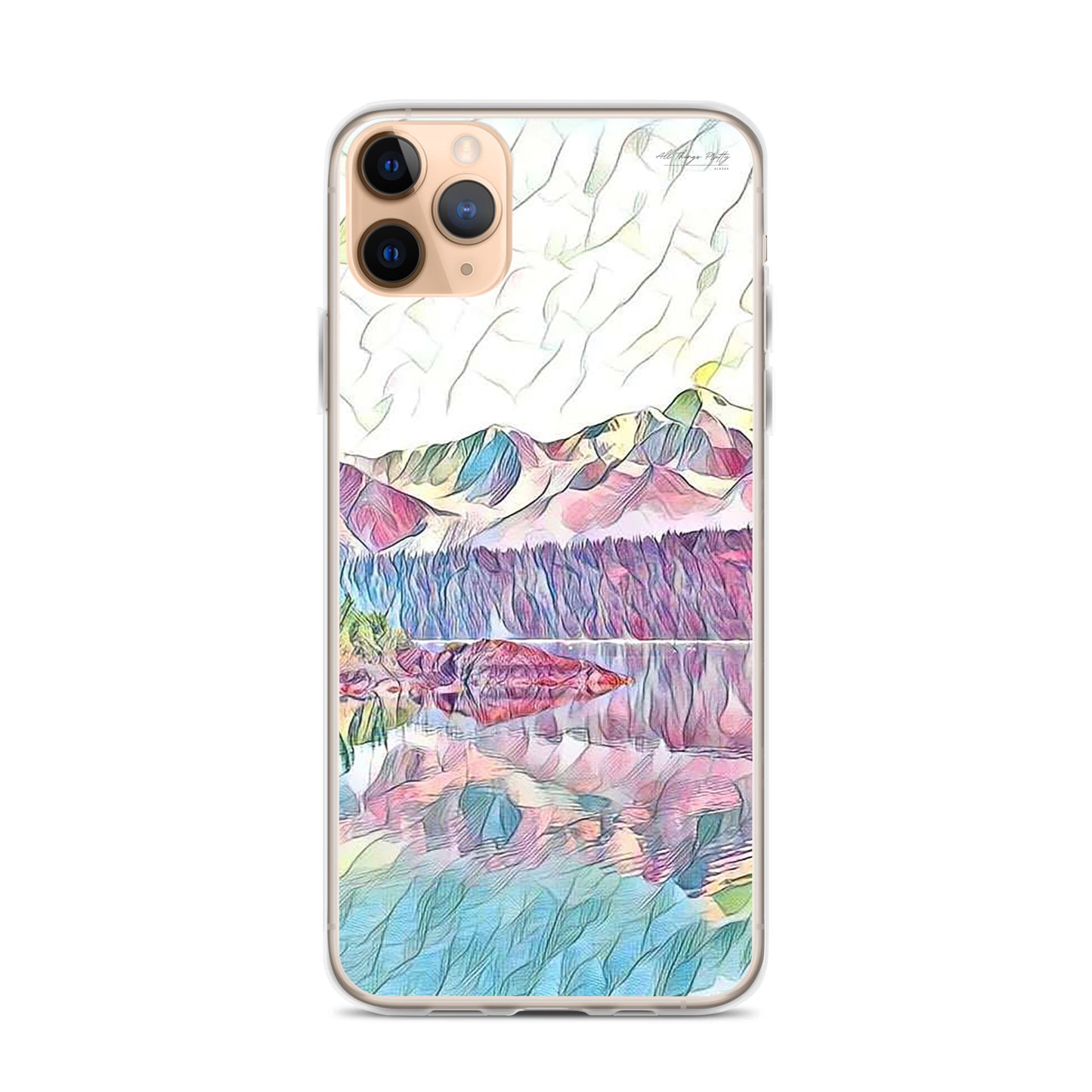 Clear Case for iPhone® Oceans & Mtns