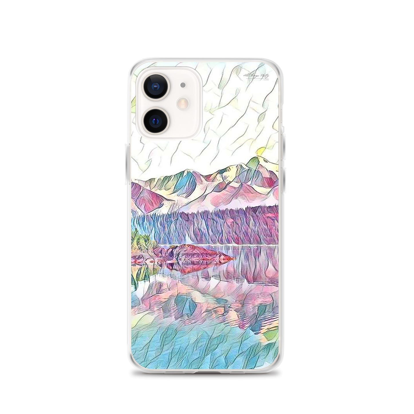 Clear Case for iPhone® Oceans & Mtns