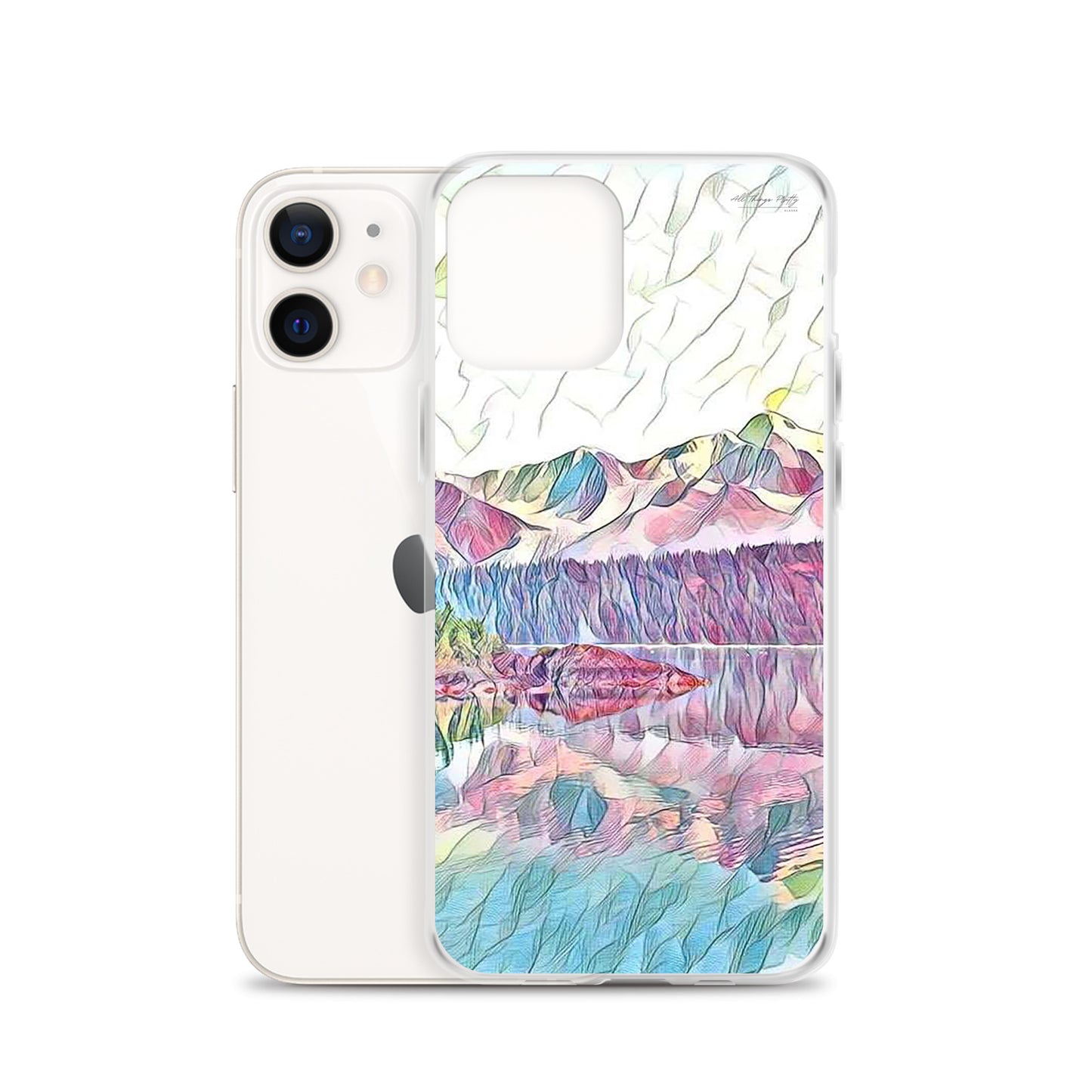 Clear Case for iPhone® Oceans & Mtns