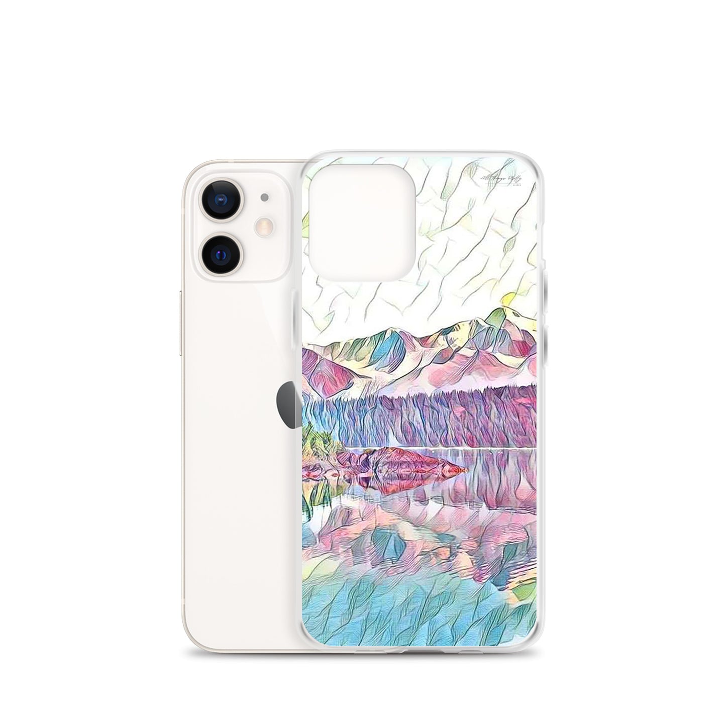 Clear Case for iPhone® Oceans & Mtns