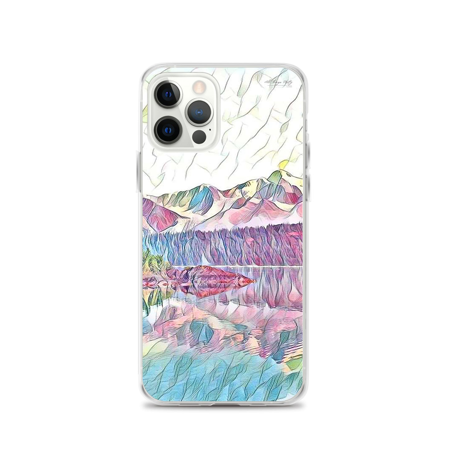 Clear Case for iPhone® Oceans & Mtns