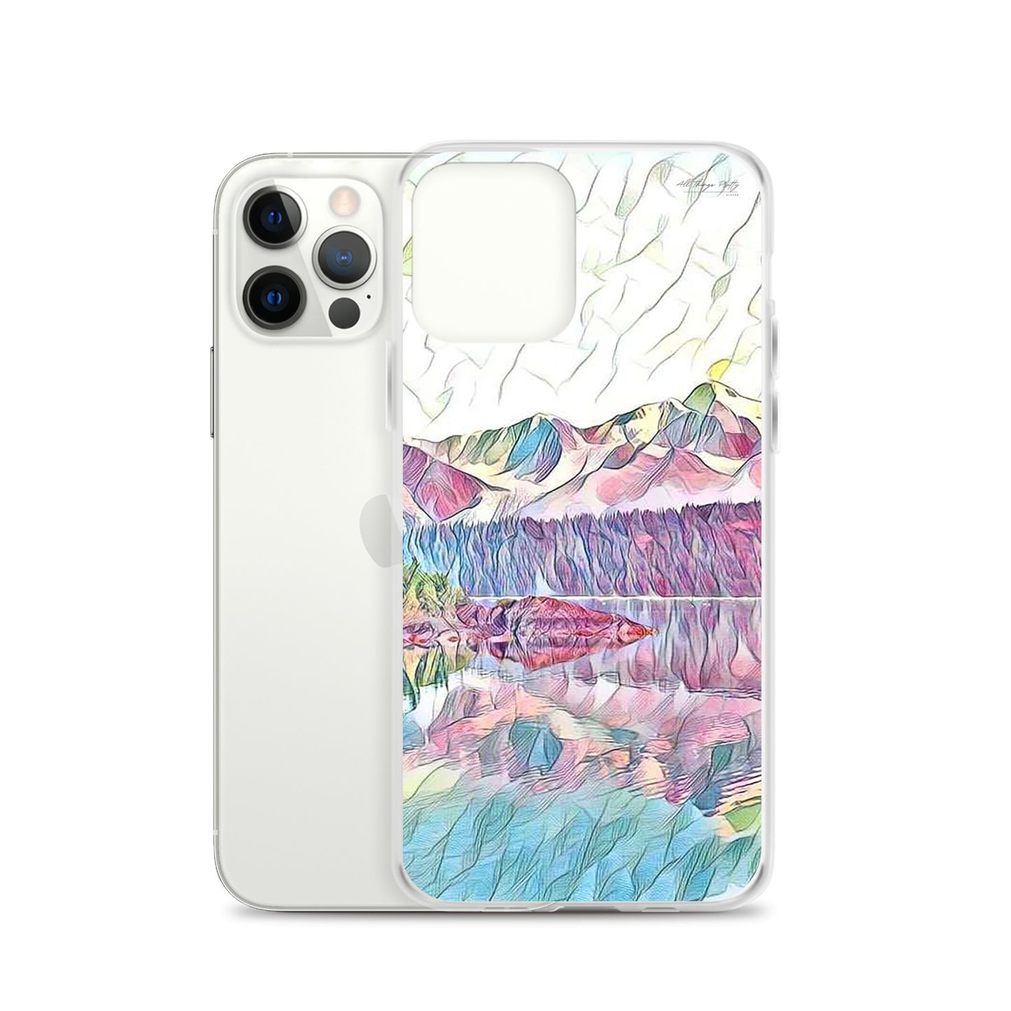 Clear Case for iPhone® Oceans & Mtns