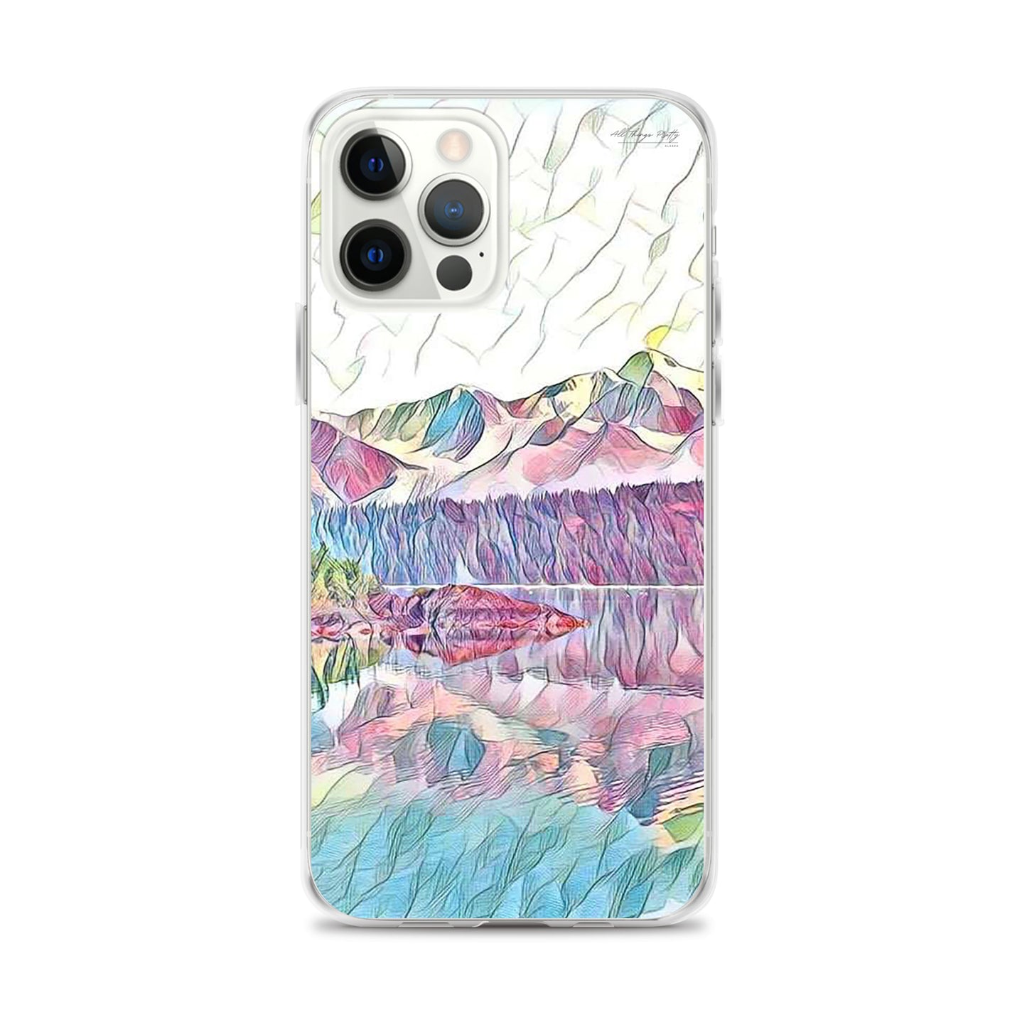 Clear Case for iPhone® Oceans & Mtns