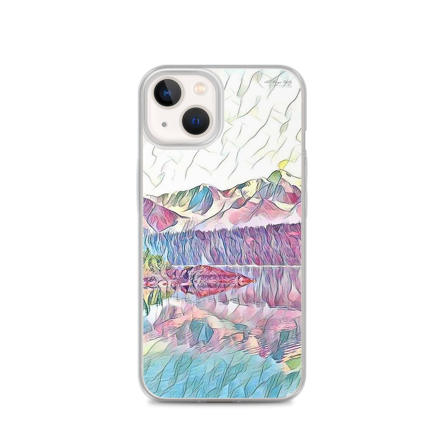 Clear Case for iPhone® Oceans & Mtns