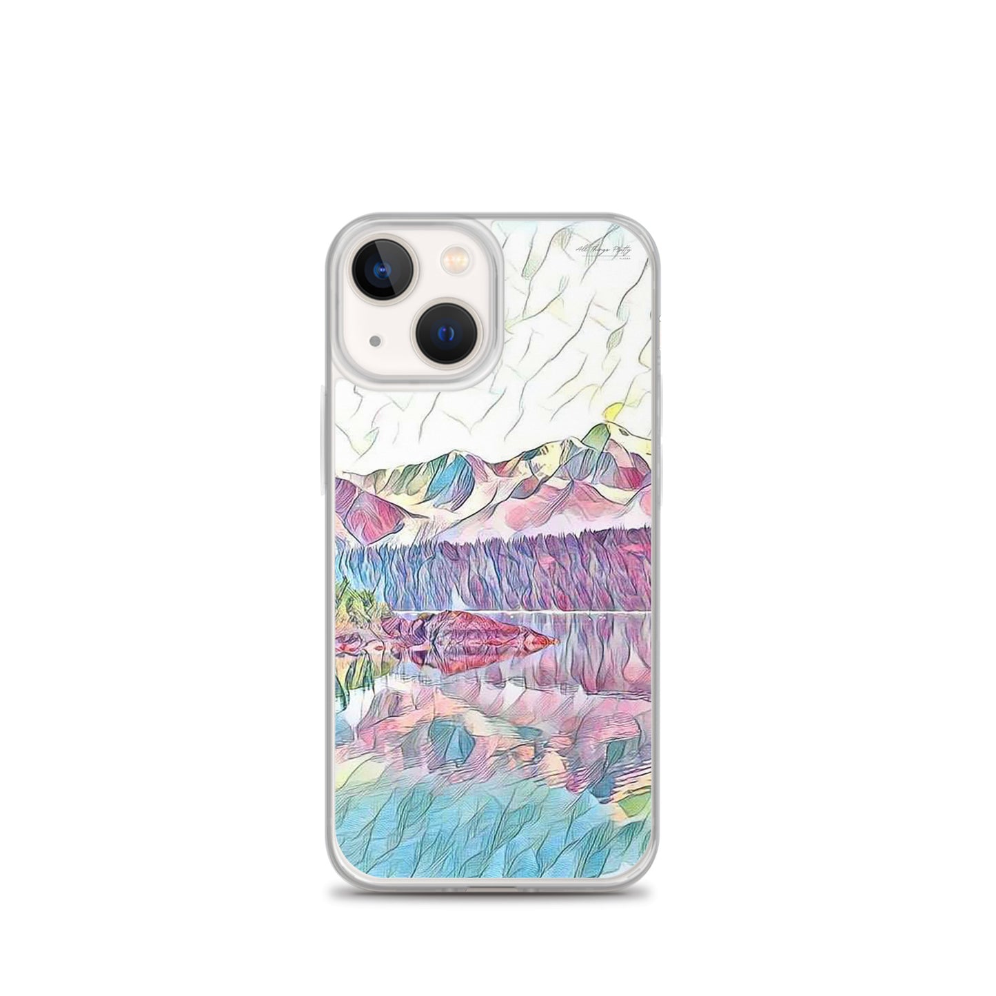 Clear Case for iPhone® Oceans & Mtns