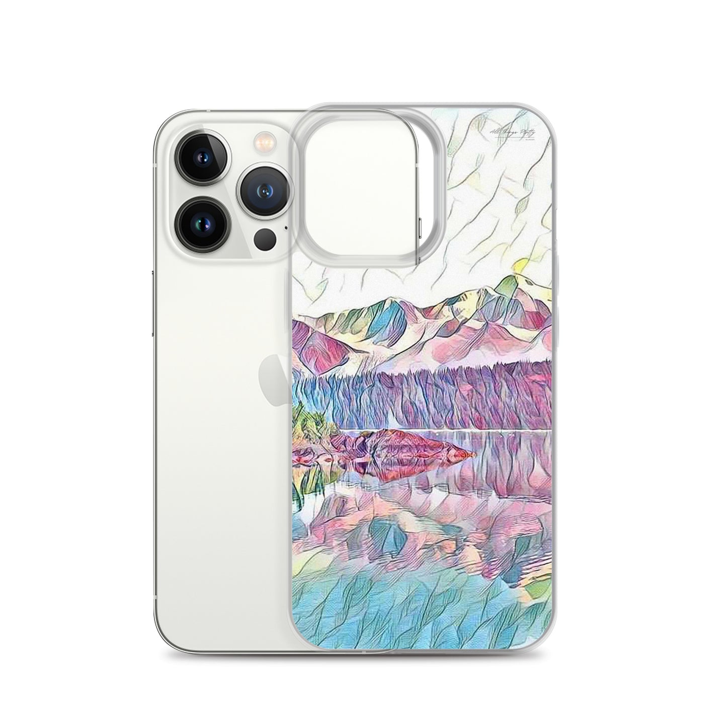 Clear Case for iPhone® Oceans & Mtns