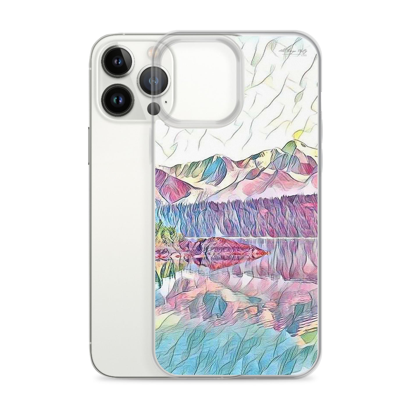 Clear Case for iPhone® Oceans & Mtns