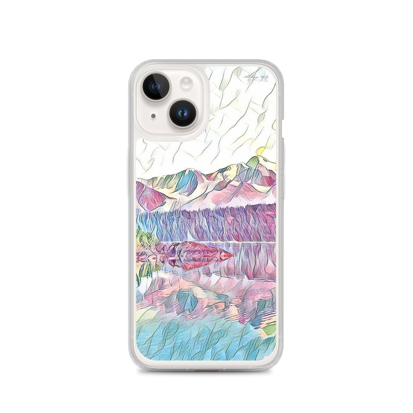 Clear Case for iPhone® Oceans & Mtns