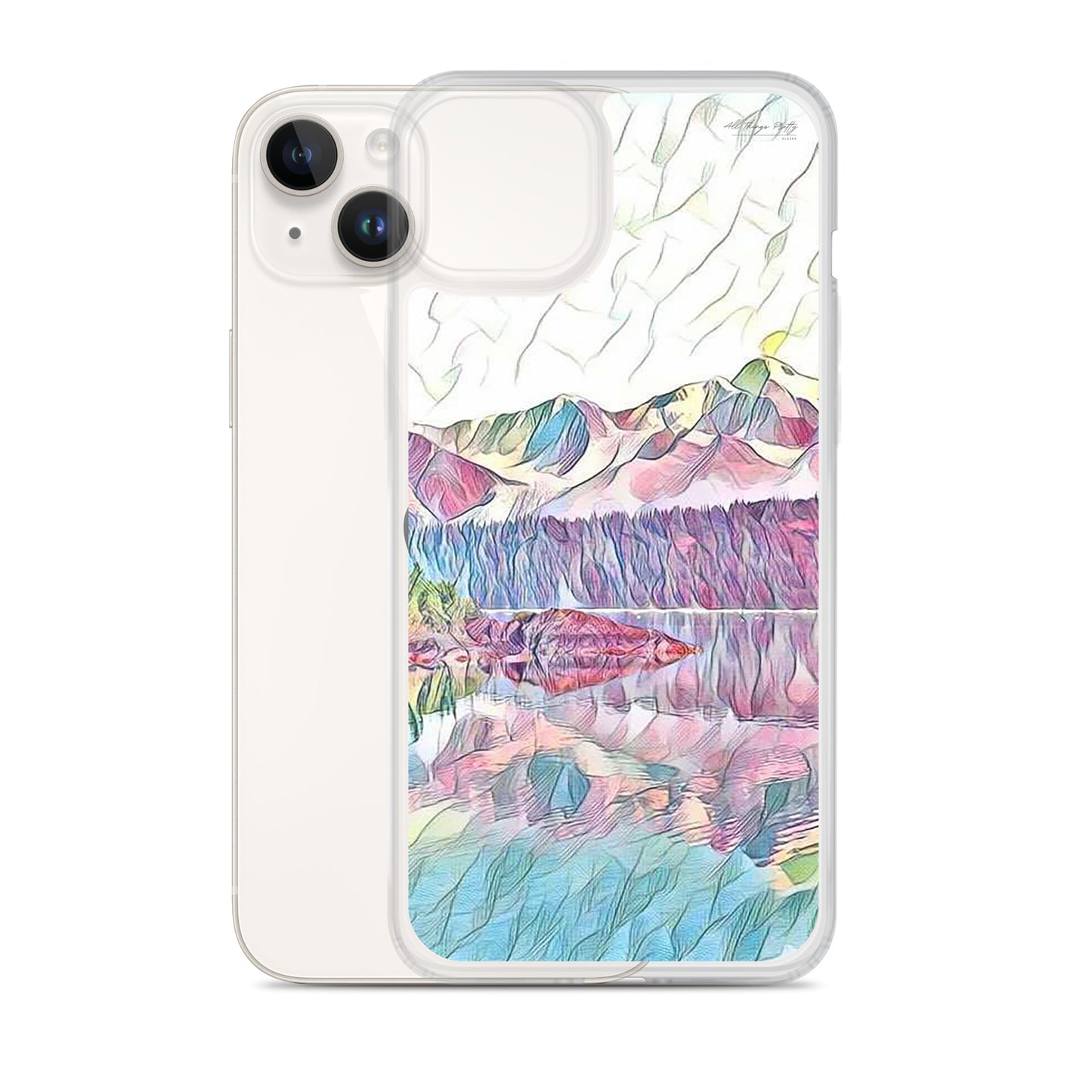 Clear Case for iPhone® Oceans & Mtns