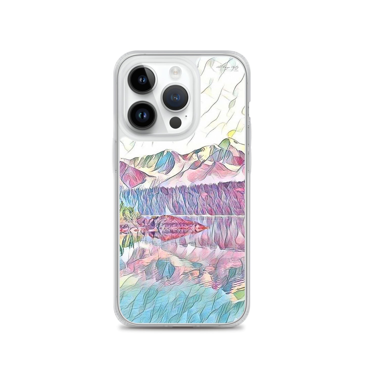 Clear Case for iPhone® Oceans & Mtns