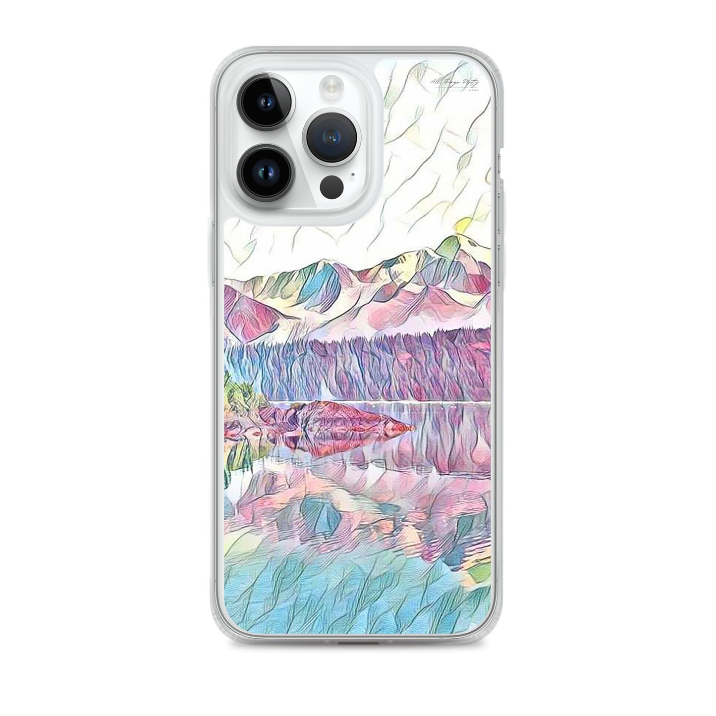 Clear Case for iPhone® Oceans & Mtns