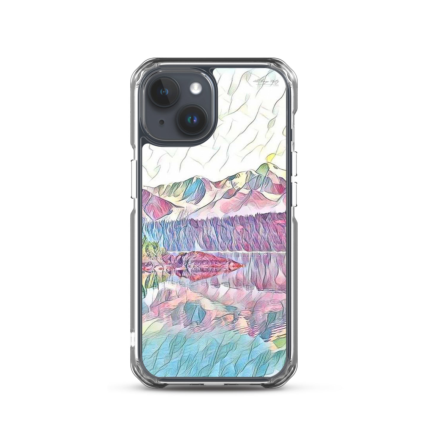 Clear Case for iPhone® Oceans & Mtns