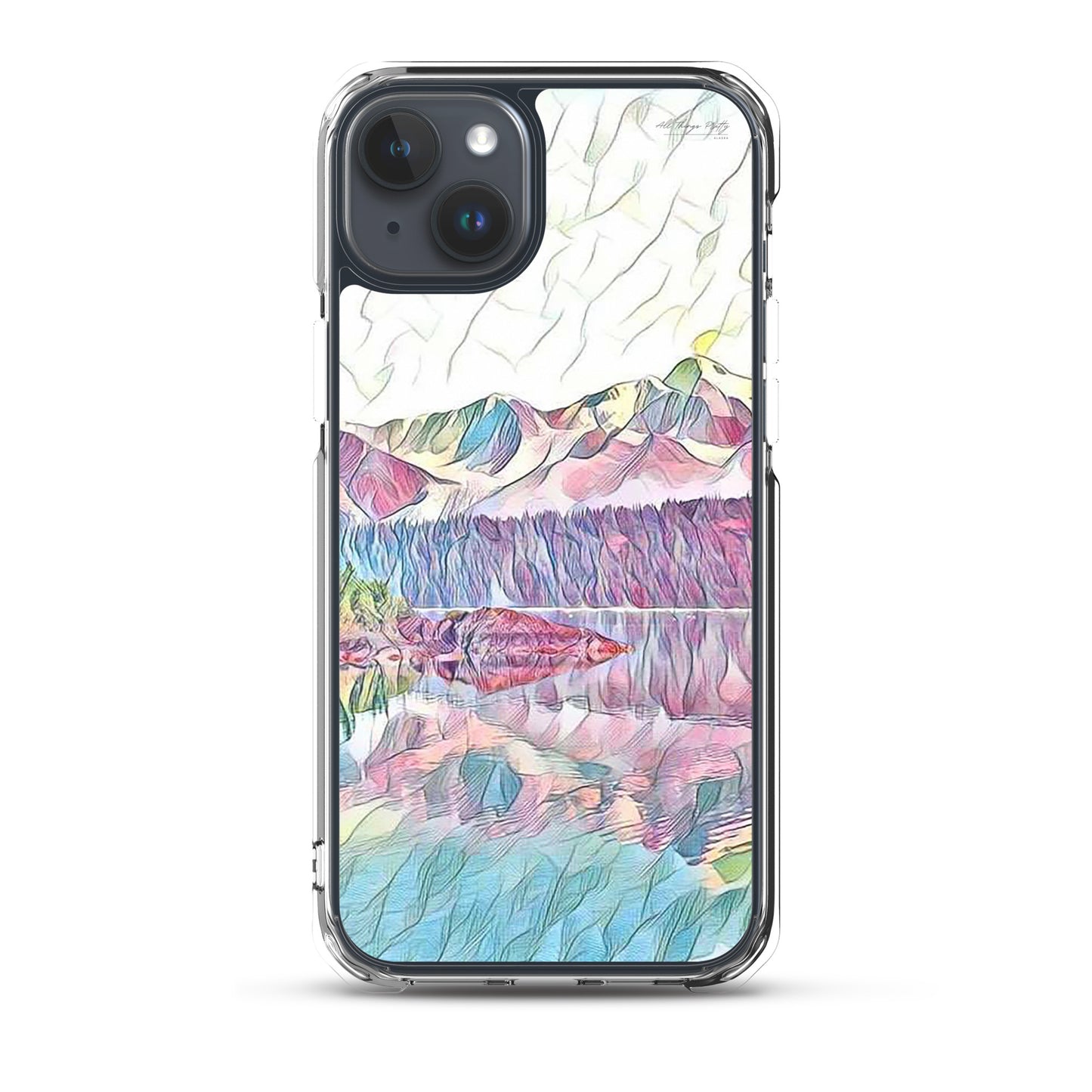 Clear Case for iPhone® Oceans & Mtns