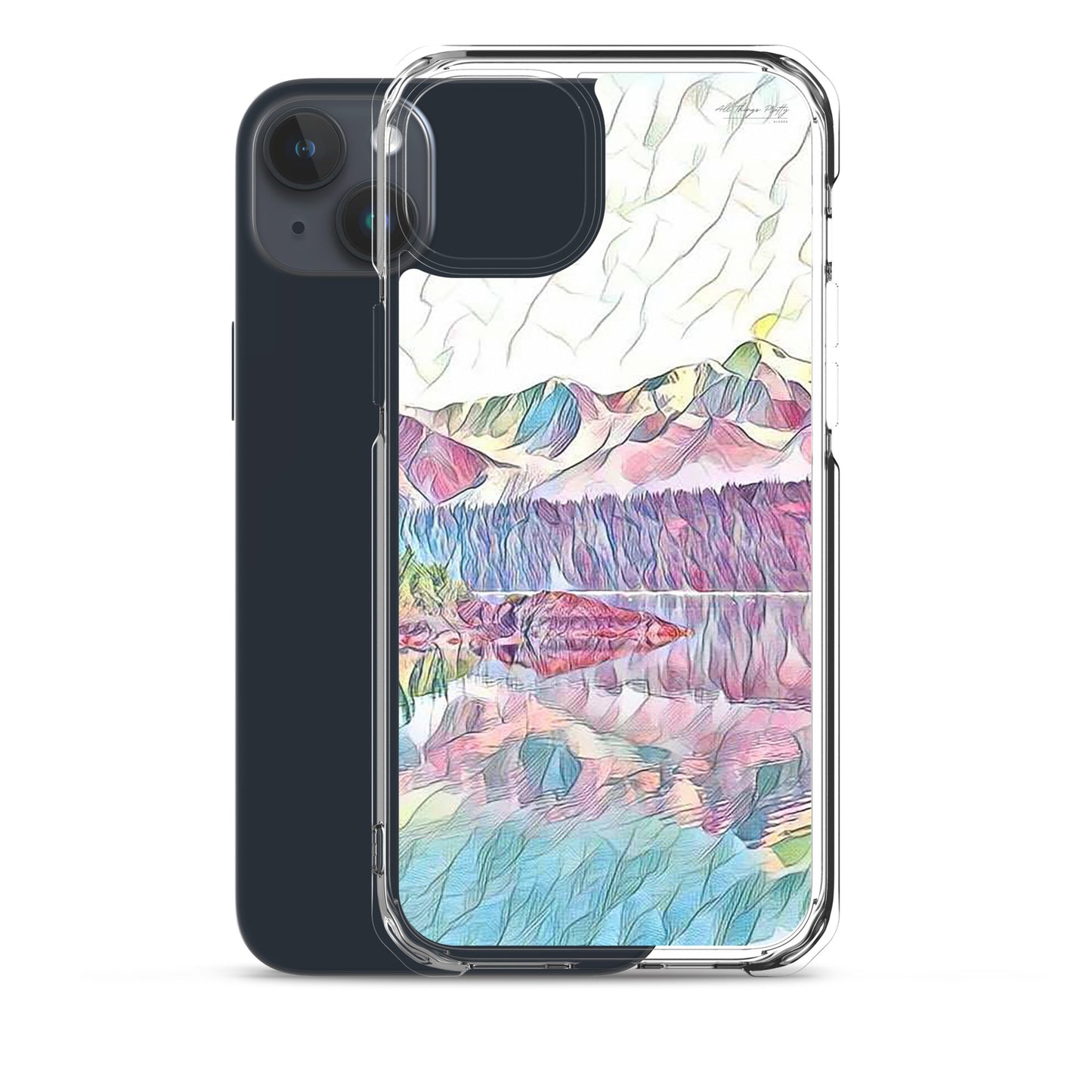 Clear Case for iPhone® Oceans & Mtns