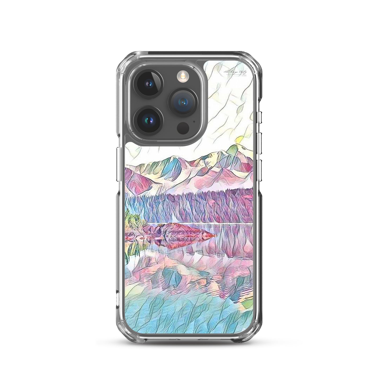 Clear Case for iPhone® Oceans & Mtns