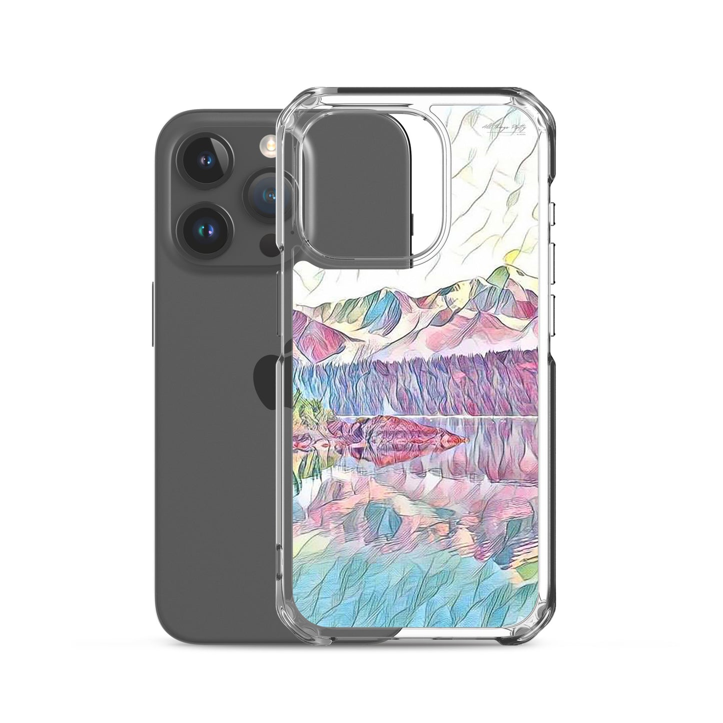 Clear Case for iPhone® Oceans & Mtns