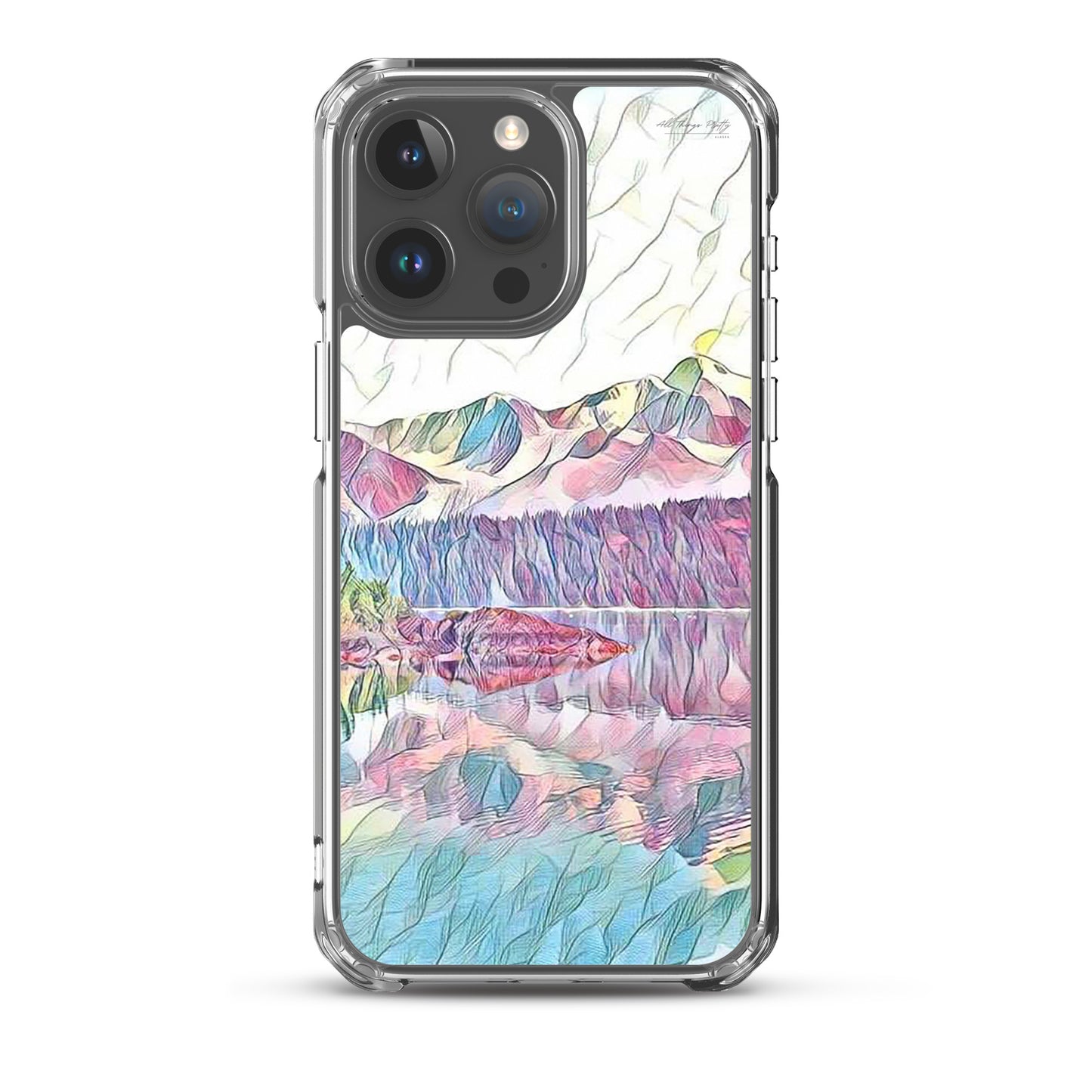 Clear Case for iPhone® Oceans & Mtns