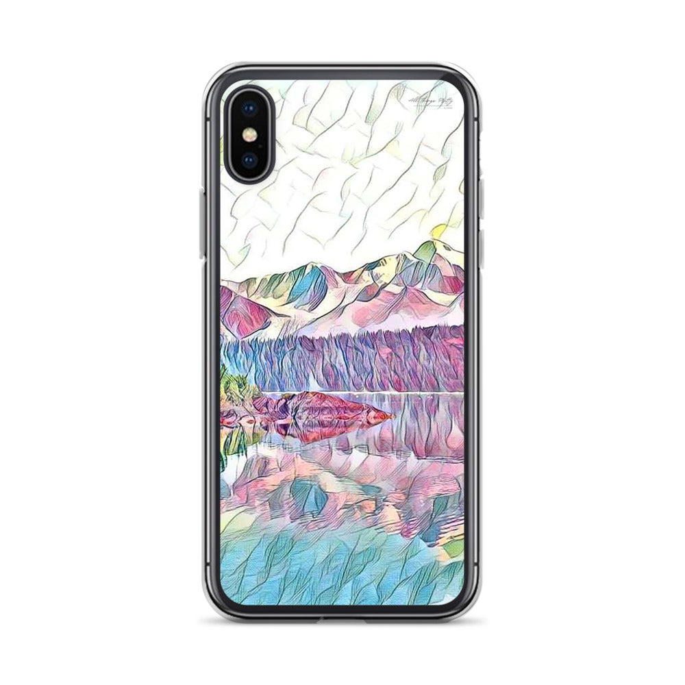 Clear Case for iPhone® Oceans & Mtns