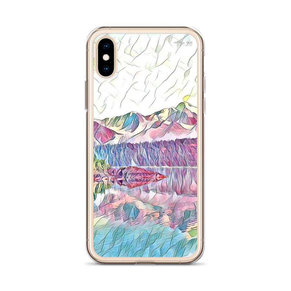 Clear Case for iPhone® Oceans & Mtns