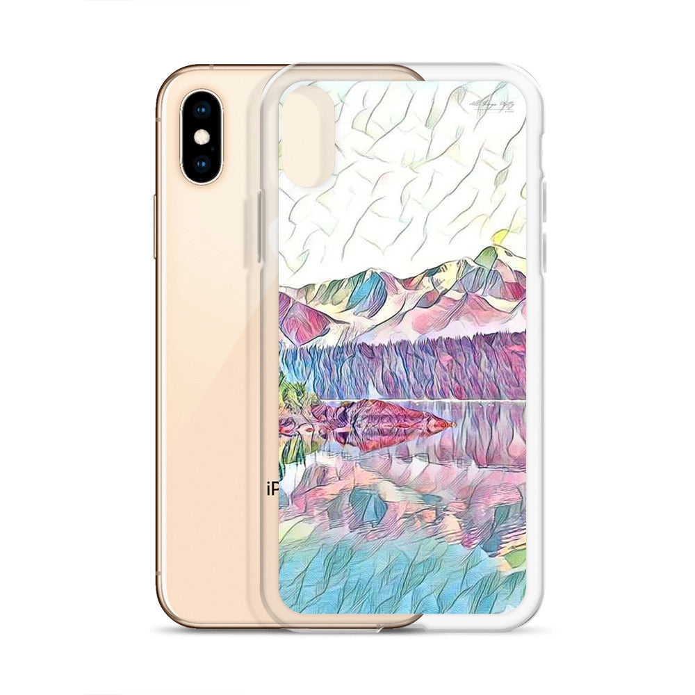 Clear Case for iPhone® Oceans & Mtns