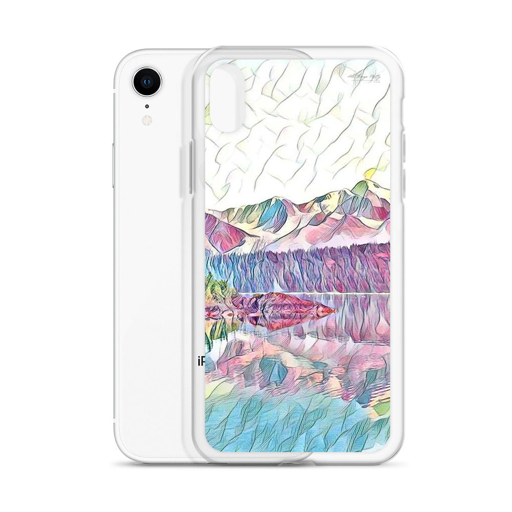 Clear Case for iPhone® Oceans & Mtns