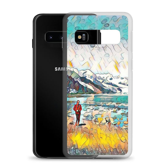 Clear Case for Samsung® Mountain Beach Walk
