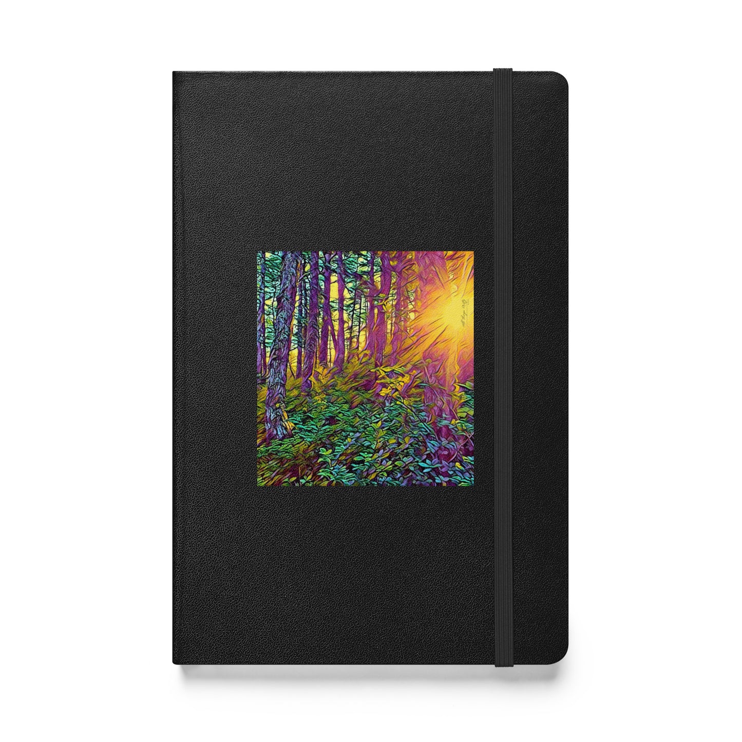 Hardcover bound notebook Crystal Light