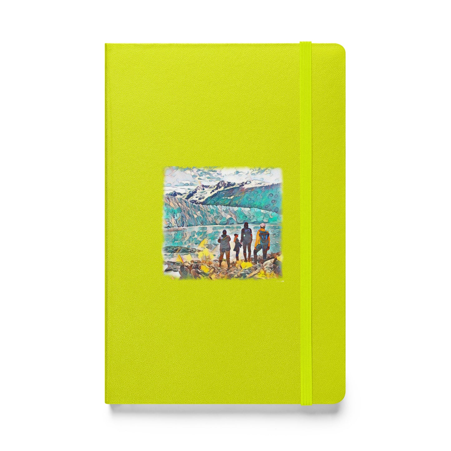 Hardcover bound notebook Glacier