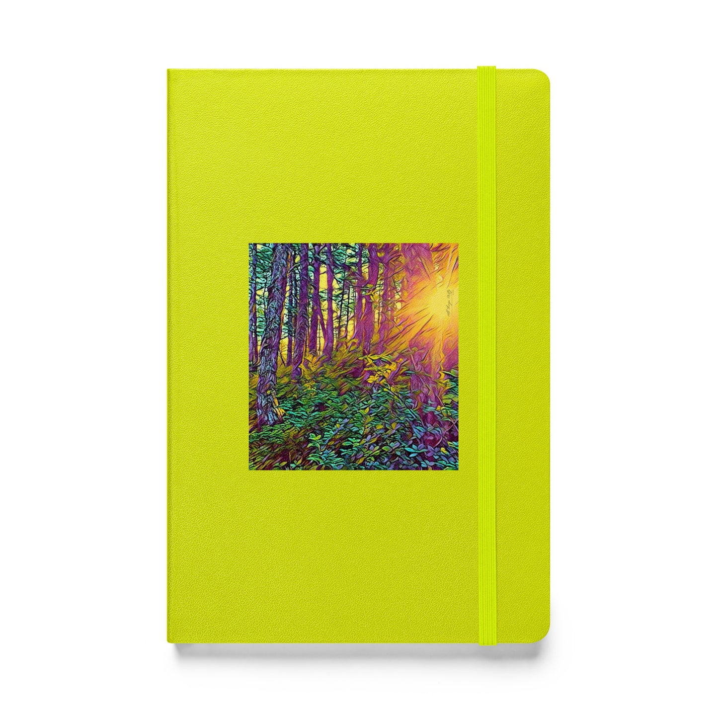 Hardcover bound notebook Crystal Light