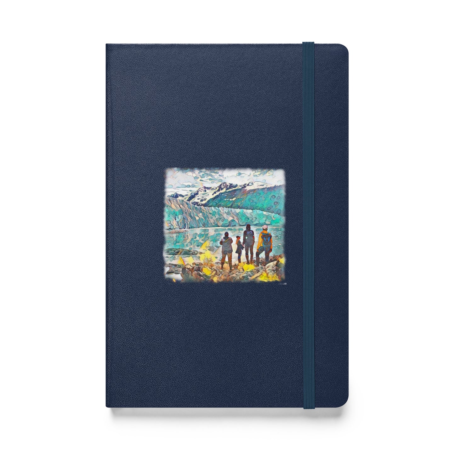 Hardcover bound notebook Glacier