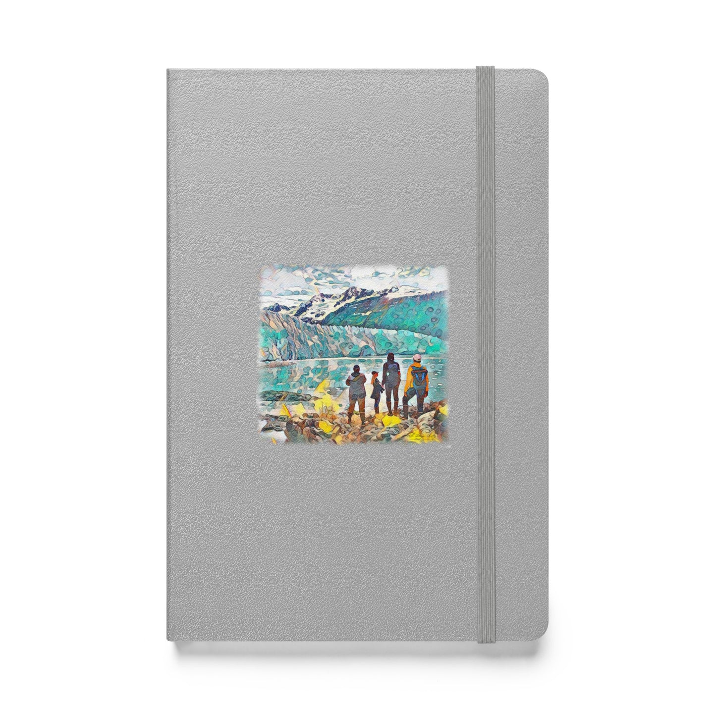 Hardcover bound notebook Glacier