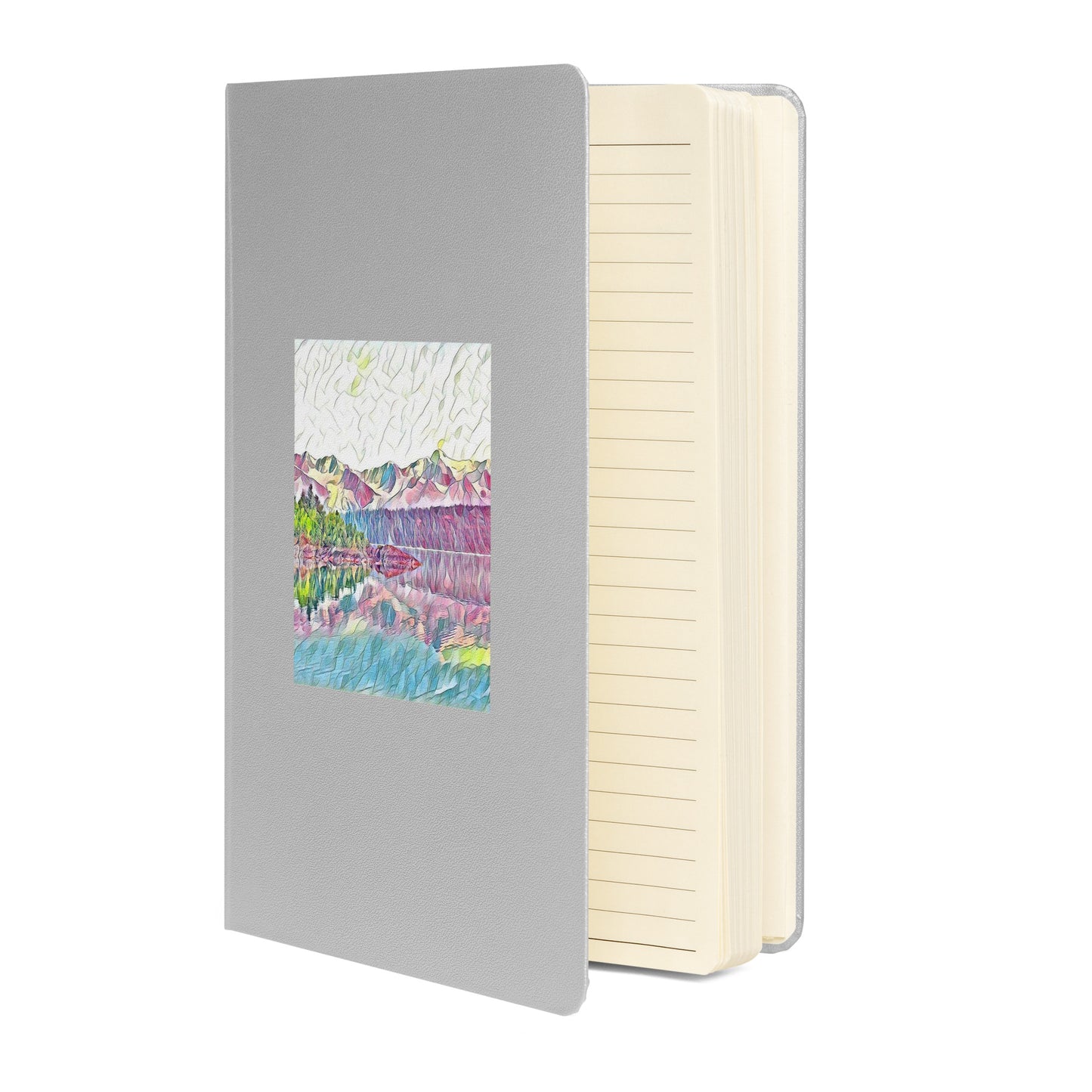 Hardcover bound notebook Oceans & Mtns