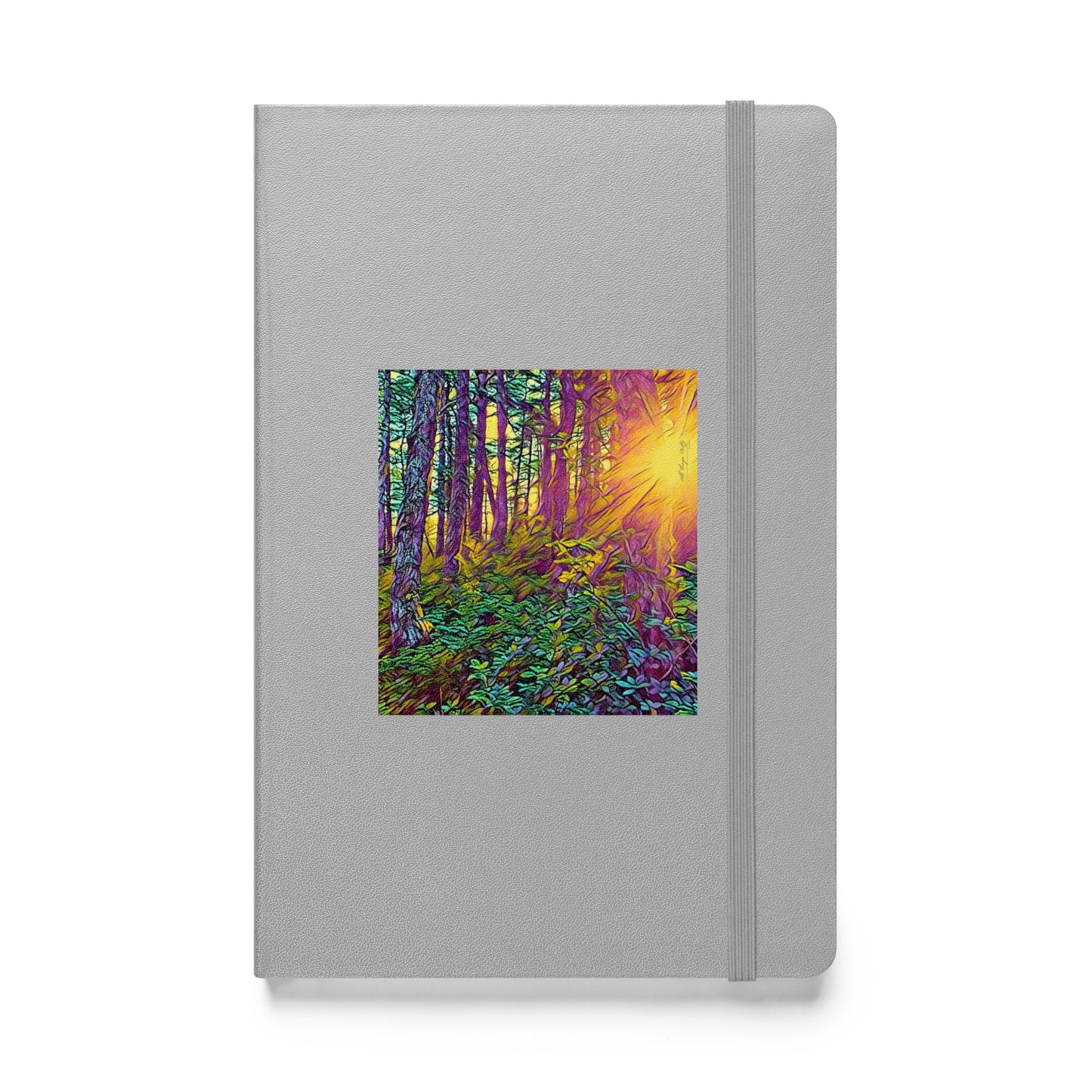 Hardcover bound notebook Crystal Light