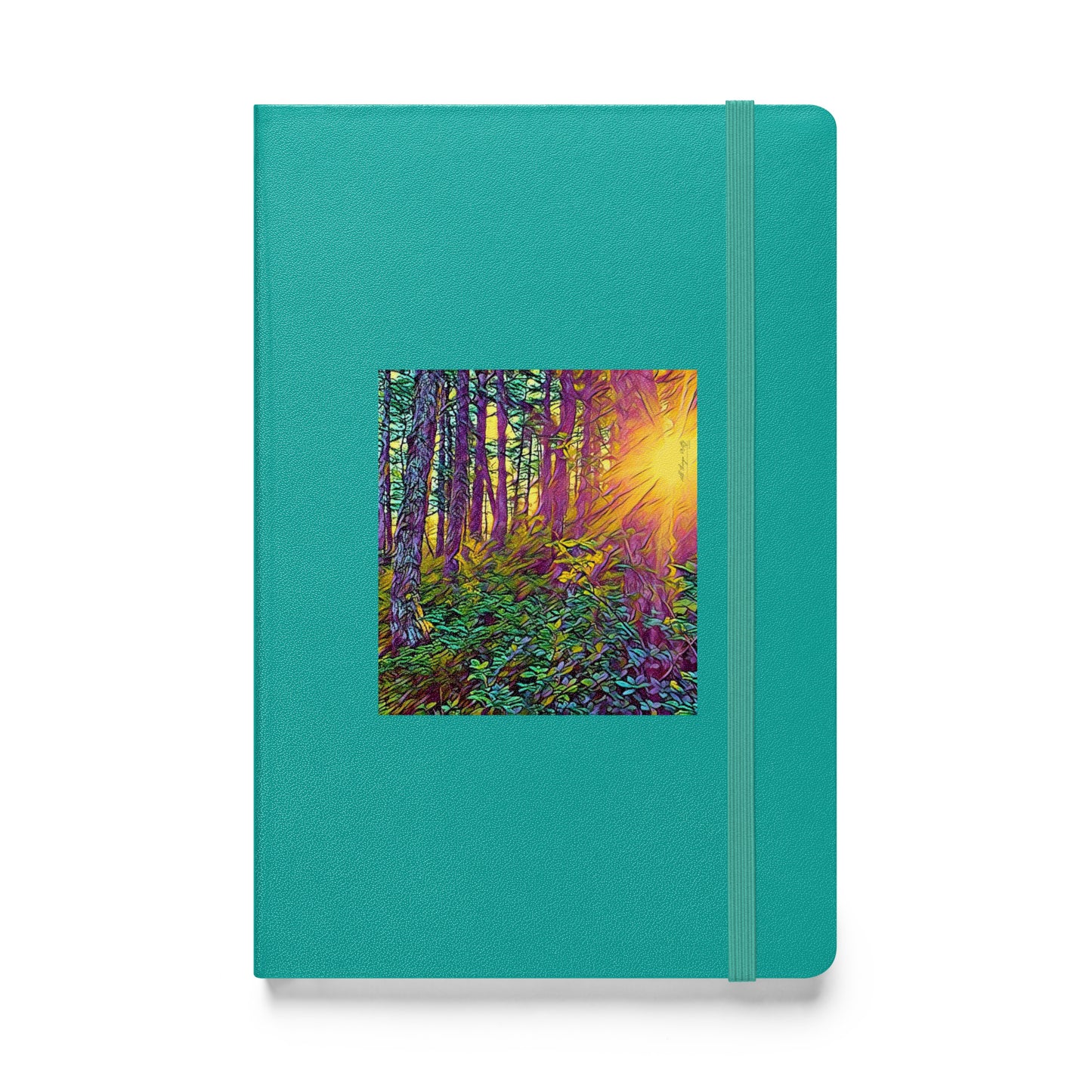 Hardcover bound notebook Crystal Light