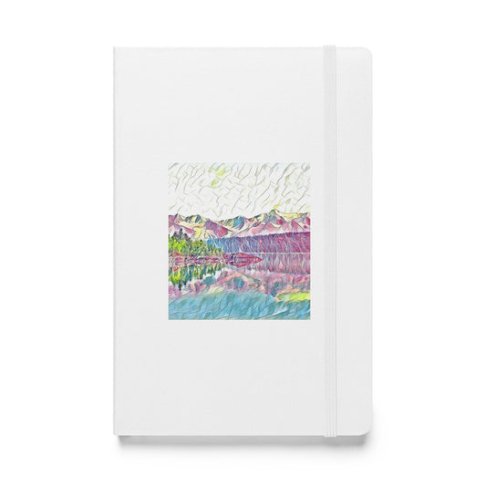 Hardcover bound notebook Oceans & Mtns