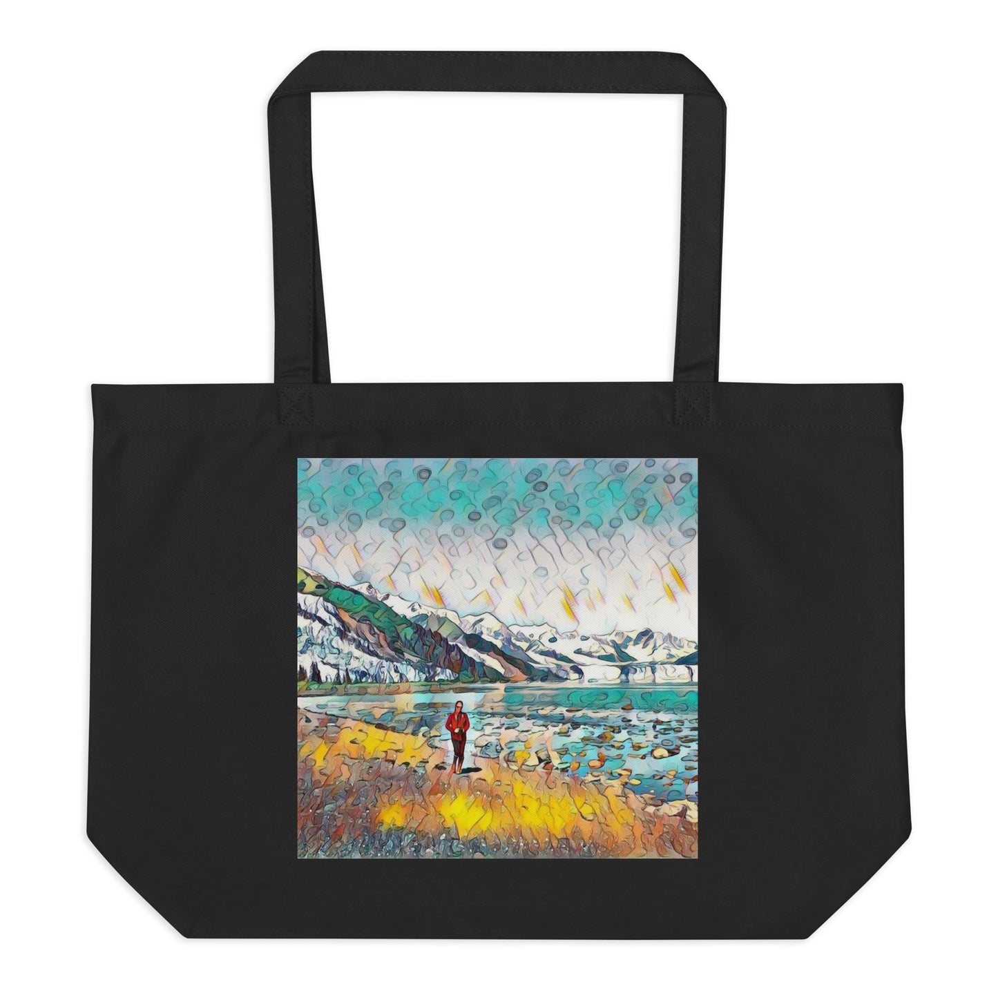 Large organic tote bag Beach