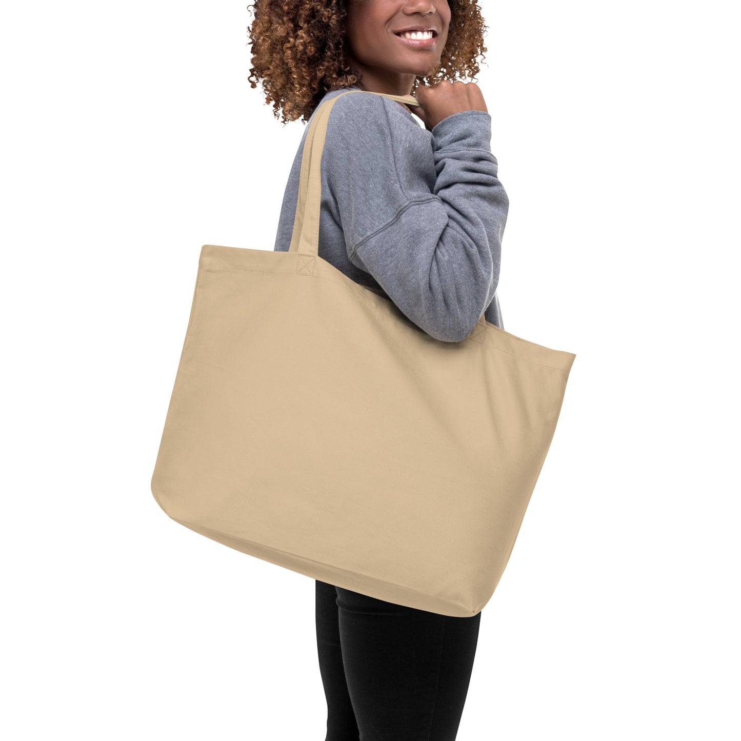 Large organic tote bag Alpenglow