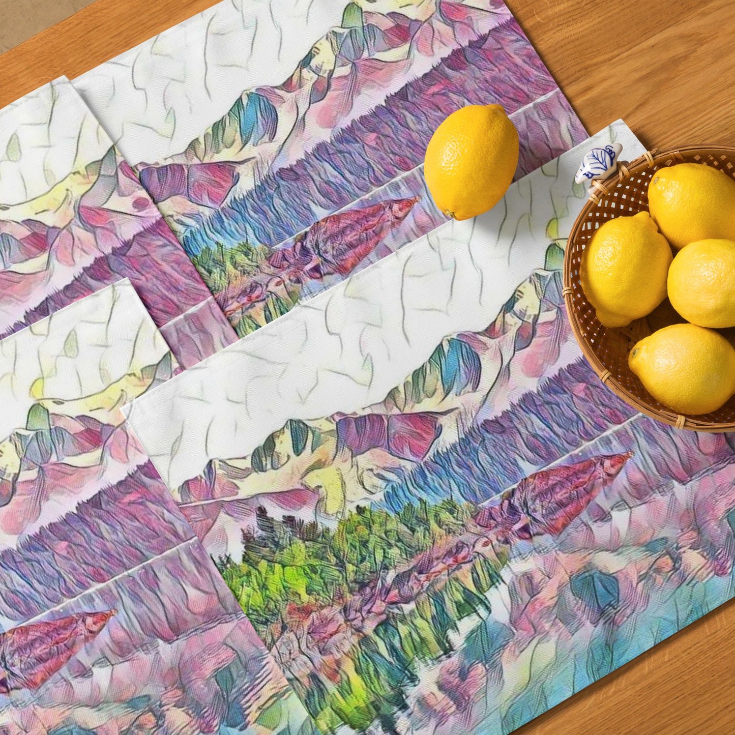 Placemat Set Oceans & Mtns