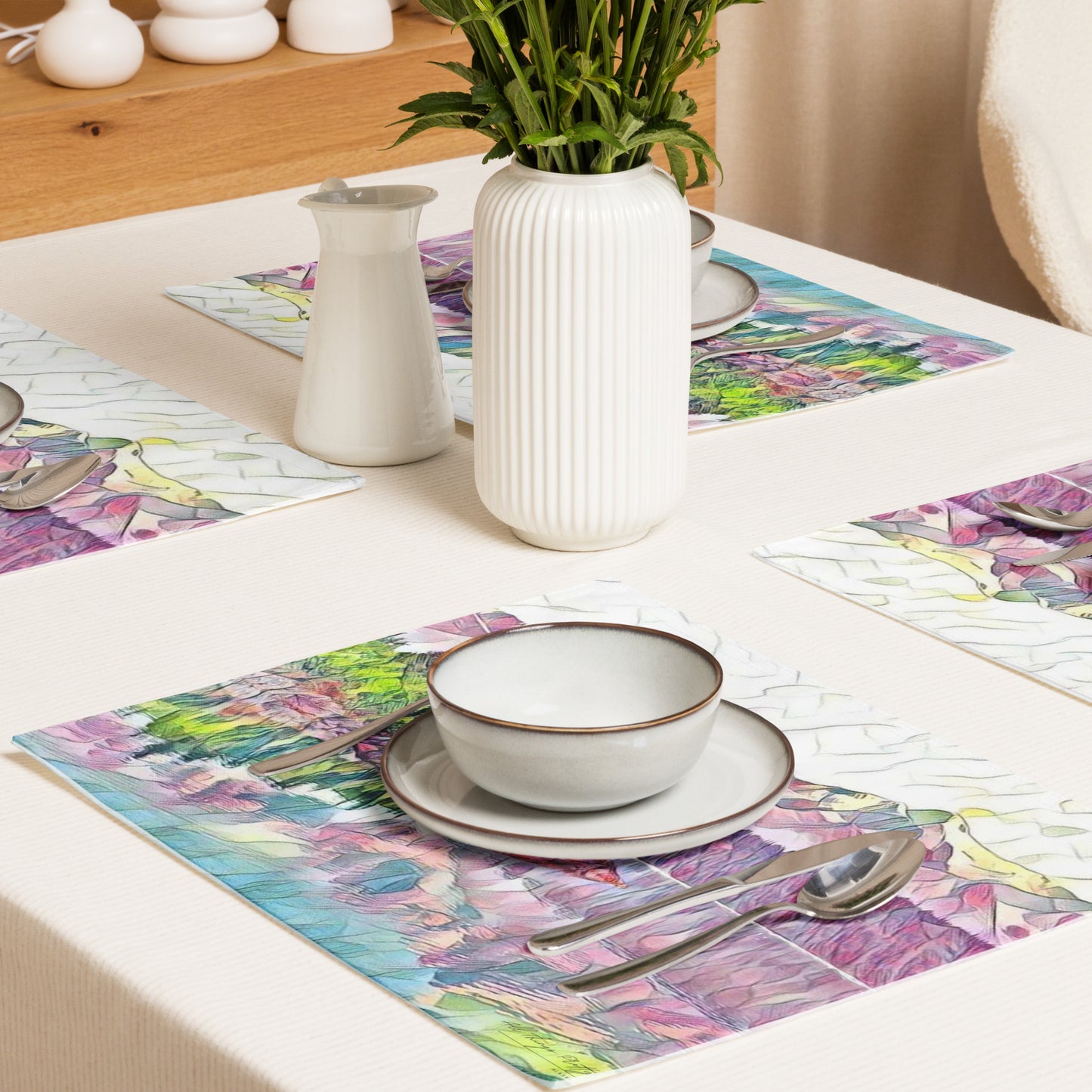 Placemat Set Oceans & Mtns