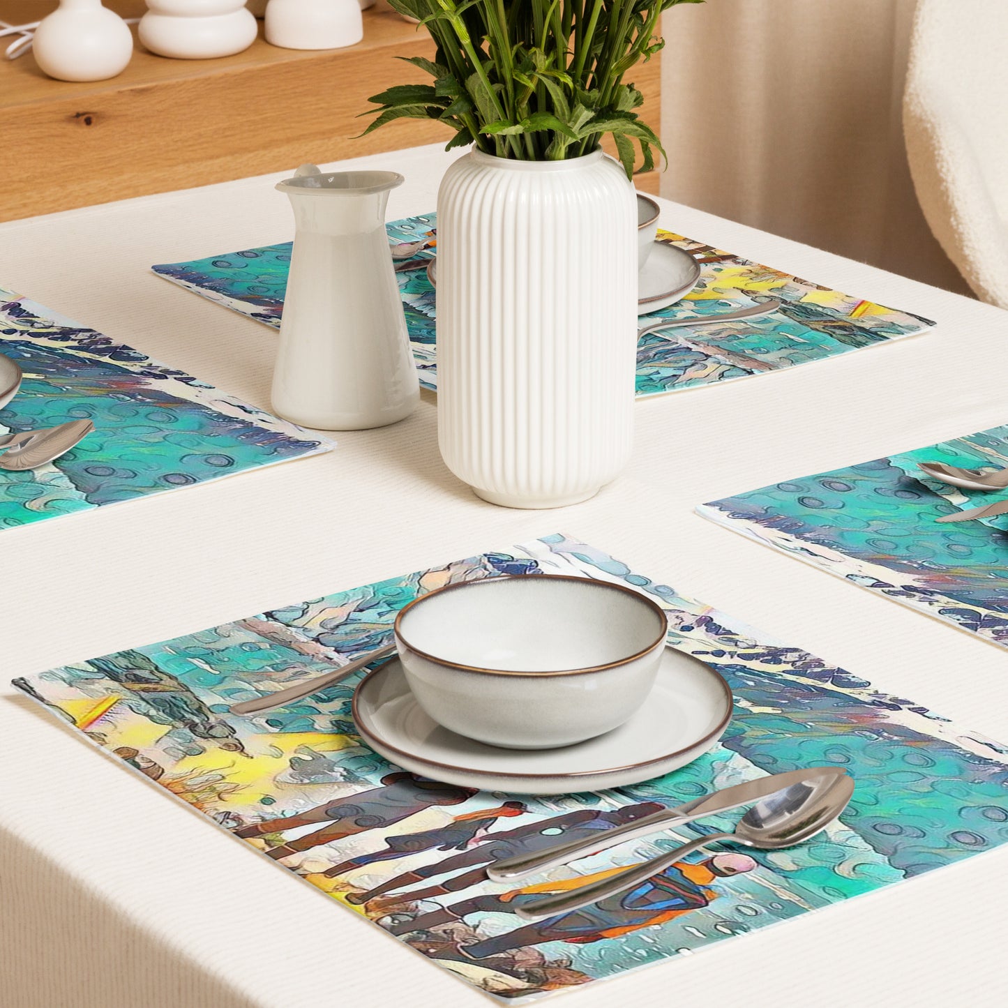 Placemat Set Glacier