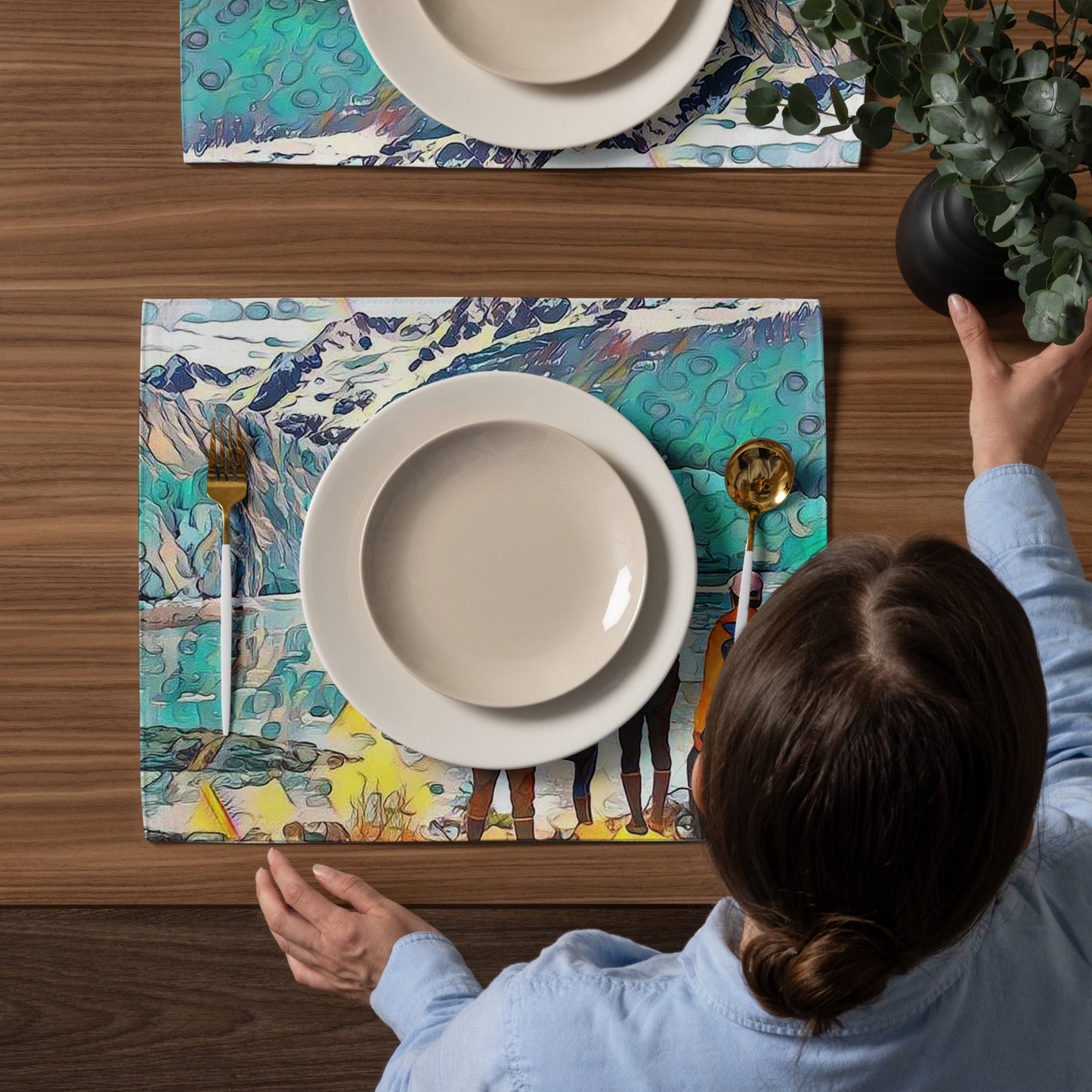 Placemat Set Glacier