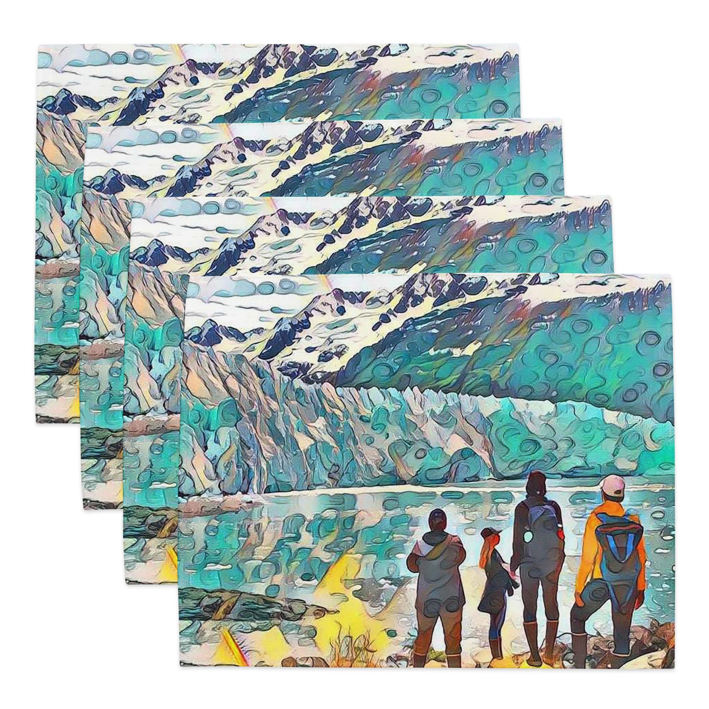 Placemat Set Glacier