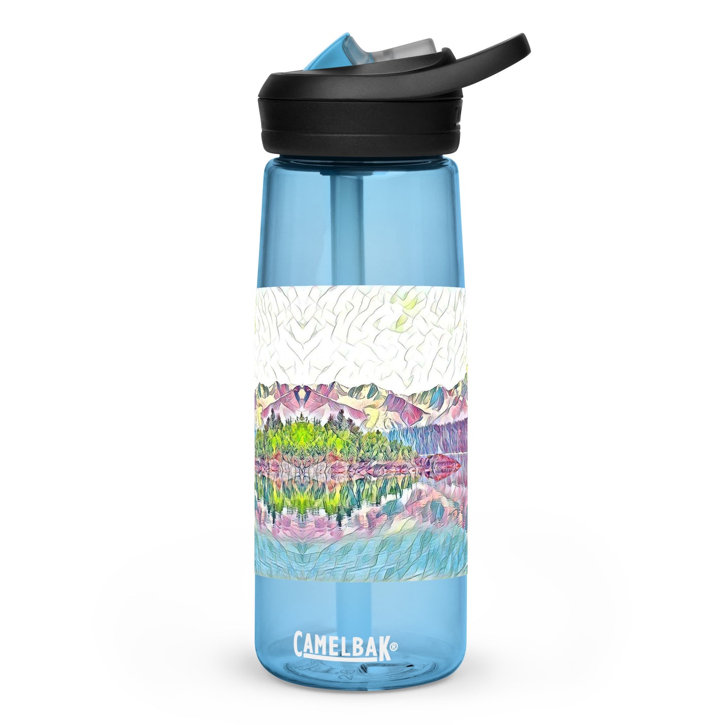 Sports water bottle Oceans & Mtns