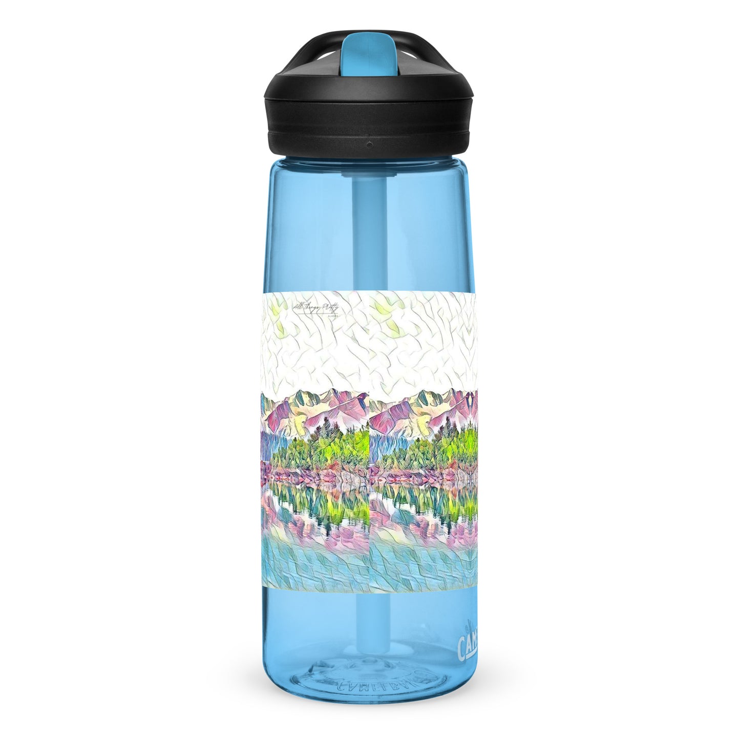 Sports water bottle Oceans & Mtns