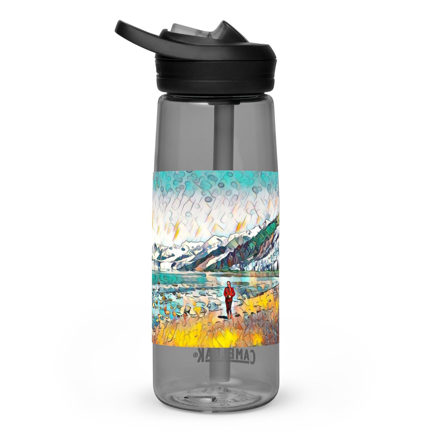 Sports water bottle Beach