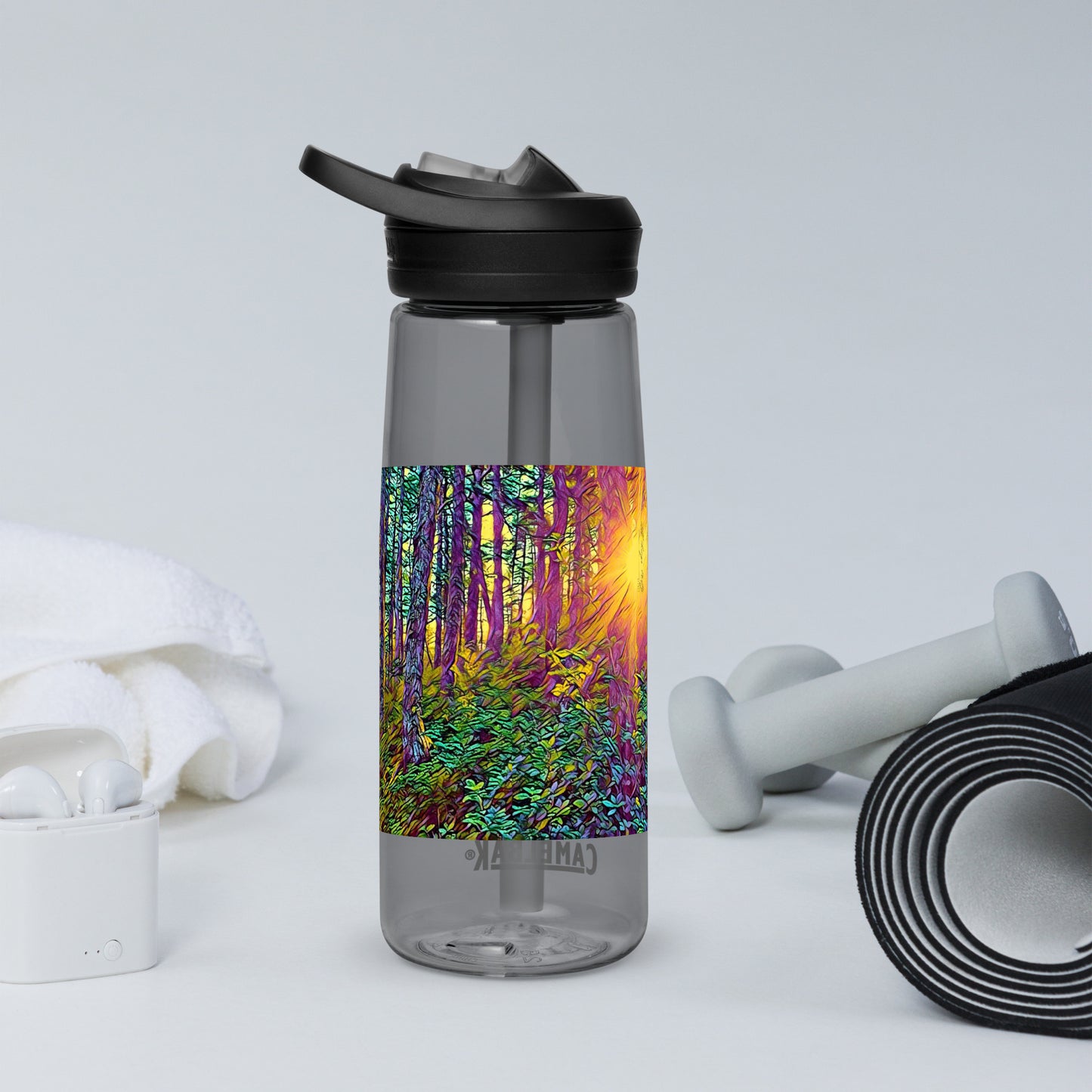 Sports water bottle